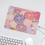 Abstract Roses Leather Mouse Pad Leather Mouse Pad Plants Printed Offshore