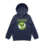 Aliens Don't Believe In You Either Kids AS Colour Hoodie