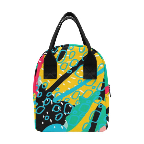 Bright And Colourful - Zipper Lunch Bag Zipper Lunch Bag Printed Offshore