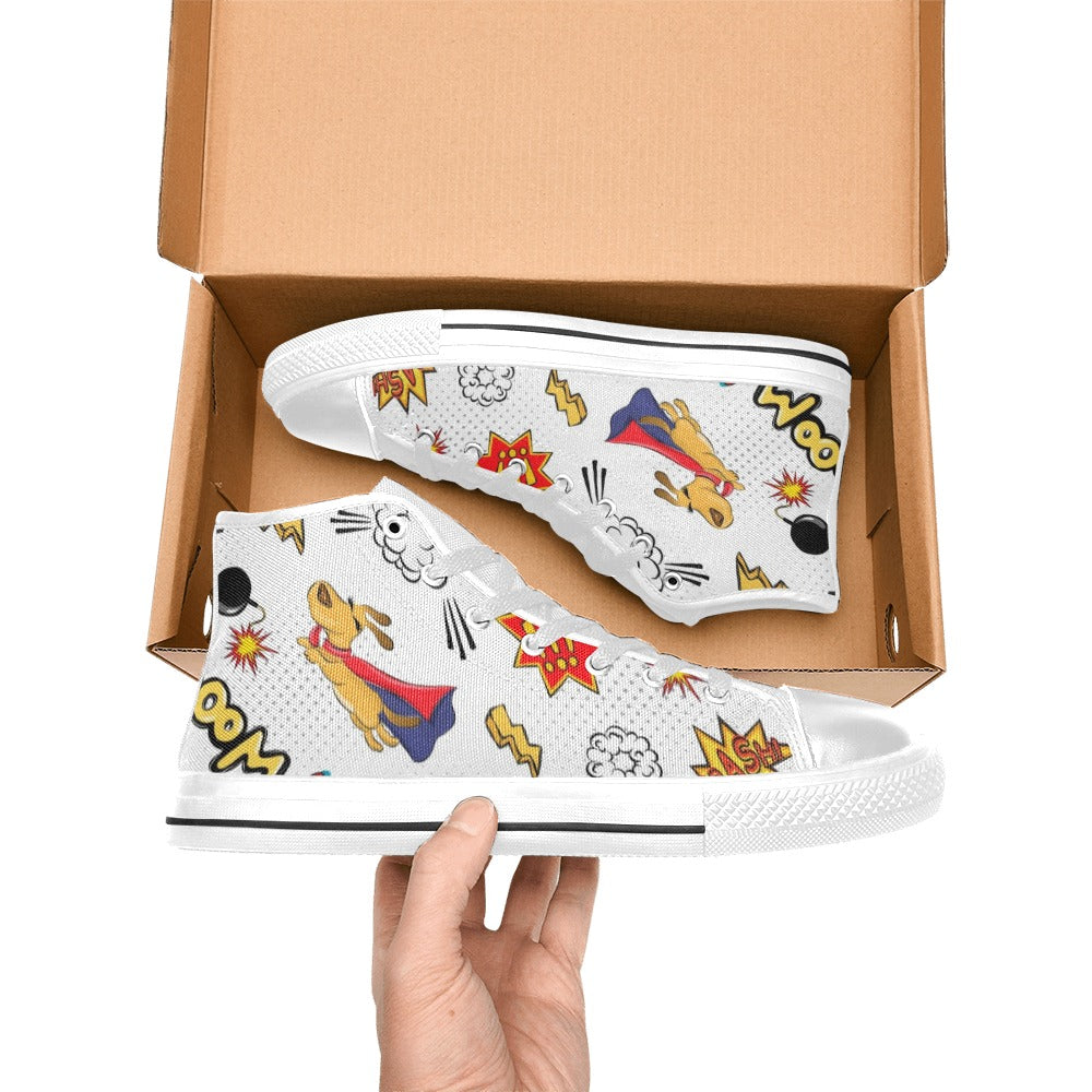 Superdog - Women's High Top Canvas Shoes