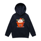 Chicken Pot Pi, Maths - Kids Hoodie Navy Kids Hoodie Printed In Australia