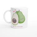 Be My Avocado - White 11oz Ceramic Mug Default Title White 11oz Mug food Globally Fulfilled love