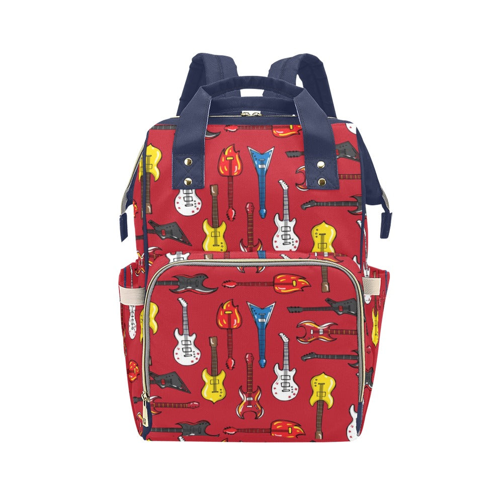 Guitars - Multi-Function Backpack, Nappy / Diaper Bag