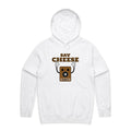 Say Cheese, Retro Camera Men's AS Colour Hoodie White Mens Hoodie Printed In Australia Retro