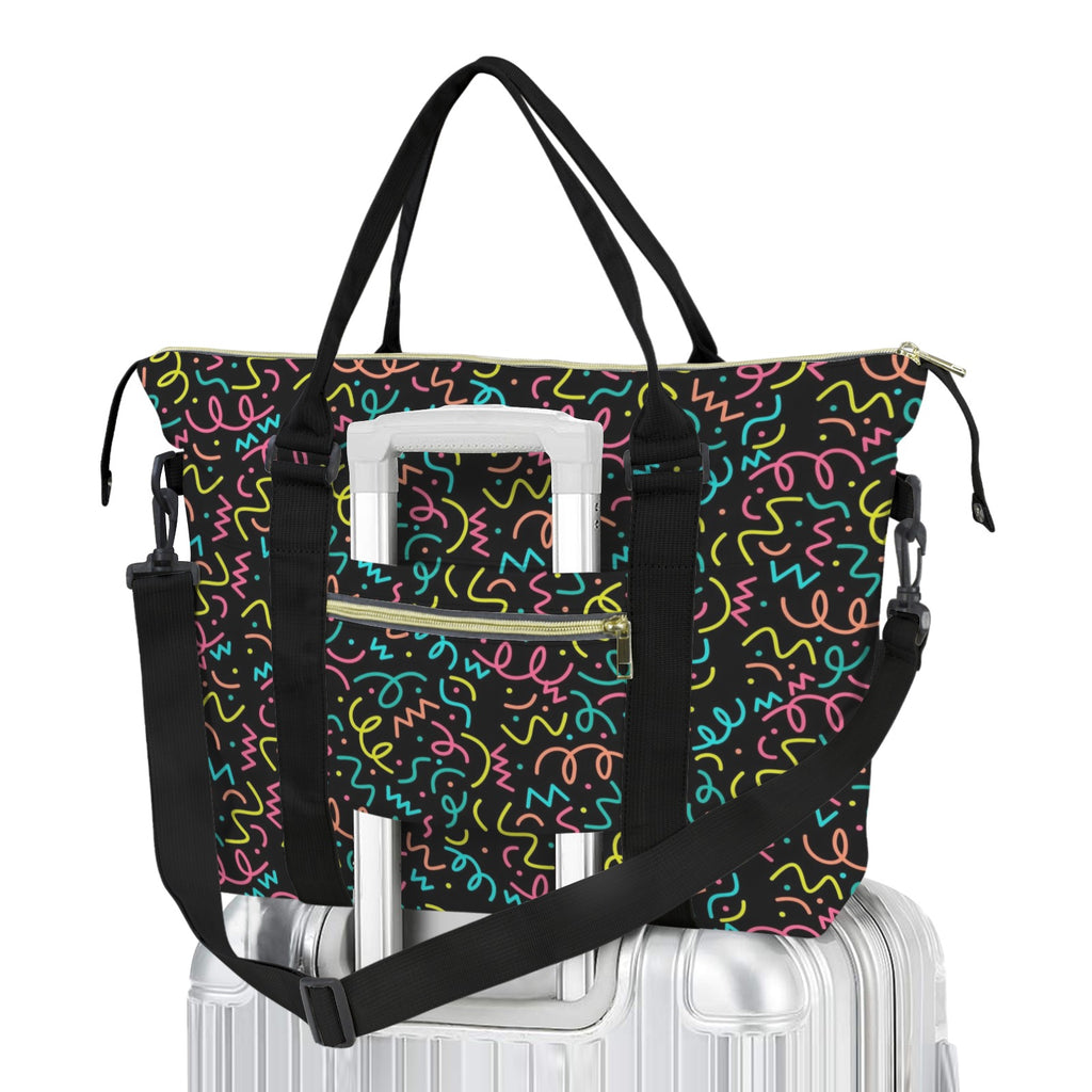 Squiggle Time Duffle Bag-Simple (Model 1715) One Size Duffle Bag-Simple (1715)