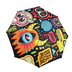 Monster Kids - Semi-Automatic Foldable Umbrella (Model U12) One Size Semi-Automatic Foldable Umbrella (U12)