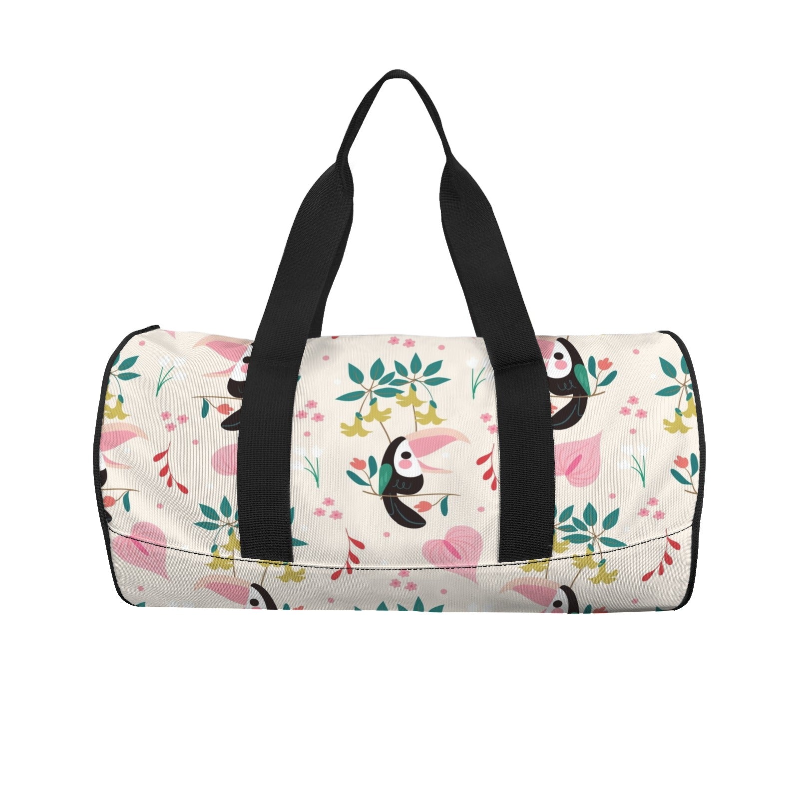 Toucans In Pink Duffle Bag Duffle Bag Printed Offshore