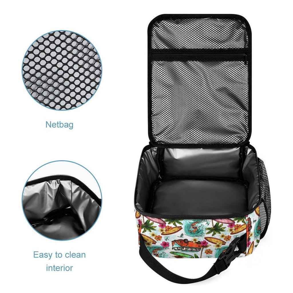 Surfing Safari Backpack, Lunch Bag & Pencil Case Set