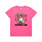 Science Lab, Dog Kids AS Colour T-shirt
