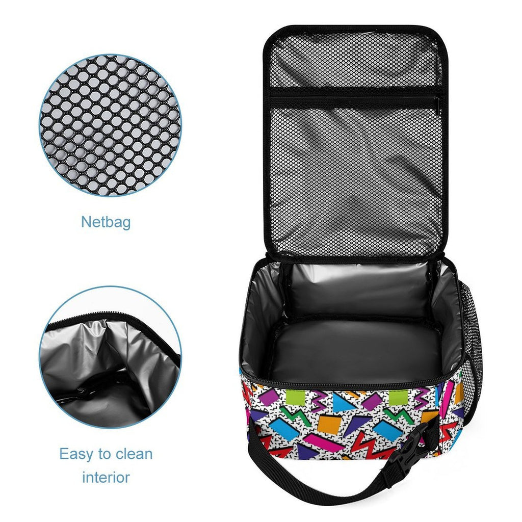 Graphic 80's Backpack, Lunch Bag & Pencil Case Set