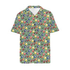 Pool Balls Men's Short Sleeve Hawaiian Shirt Men's Hawaiian Shirt (New) Games Printed Offshore