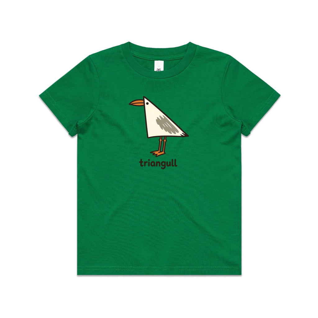 Triangull Geometry Seagull Kids AS Colour T-shirt