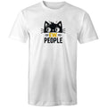Ew People, Cat - Mens T-Shirt White Mens T-shirt animal Printed In Australia