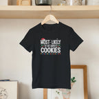 Personalised - Christmas Most Likely To - Classic Kids Crewneck T-shirt | Gildan® 5000B Personalised Kids T-shirt Christmas