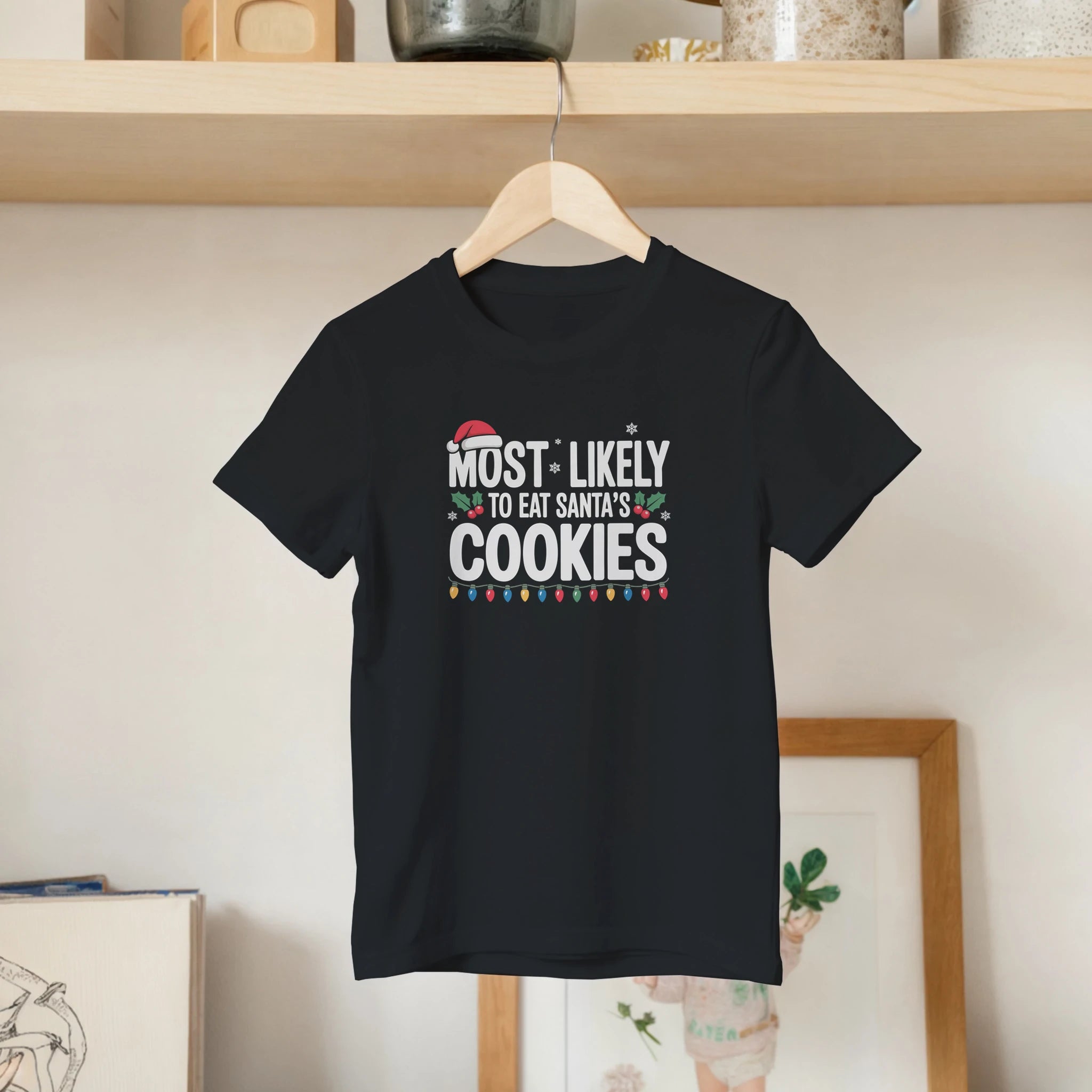 Personalised - Christmas Most Likely To - Classic Kids Crewneck T-shirt | Gildan® 5000B Personalised Kids T-shirt Christmas