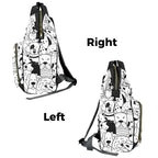 Black And White Dogs - Multi-Function Backpack, Nappy / Diaper Bag