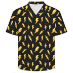 Lightning Bolts Men's Crinkle Hawaiian Shirt
