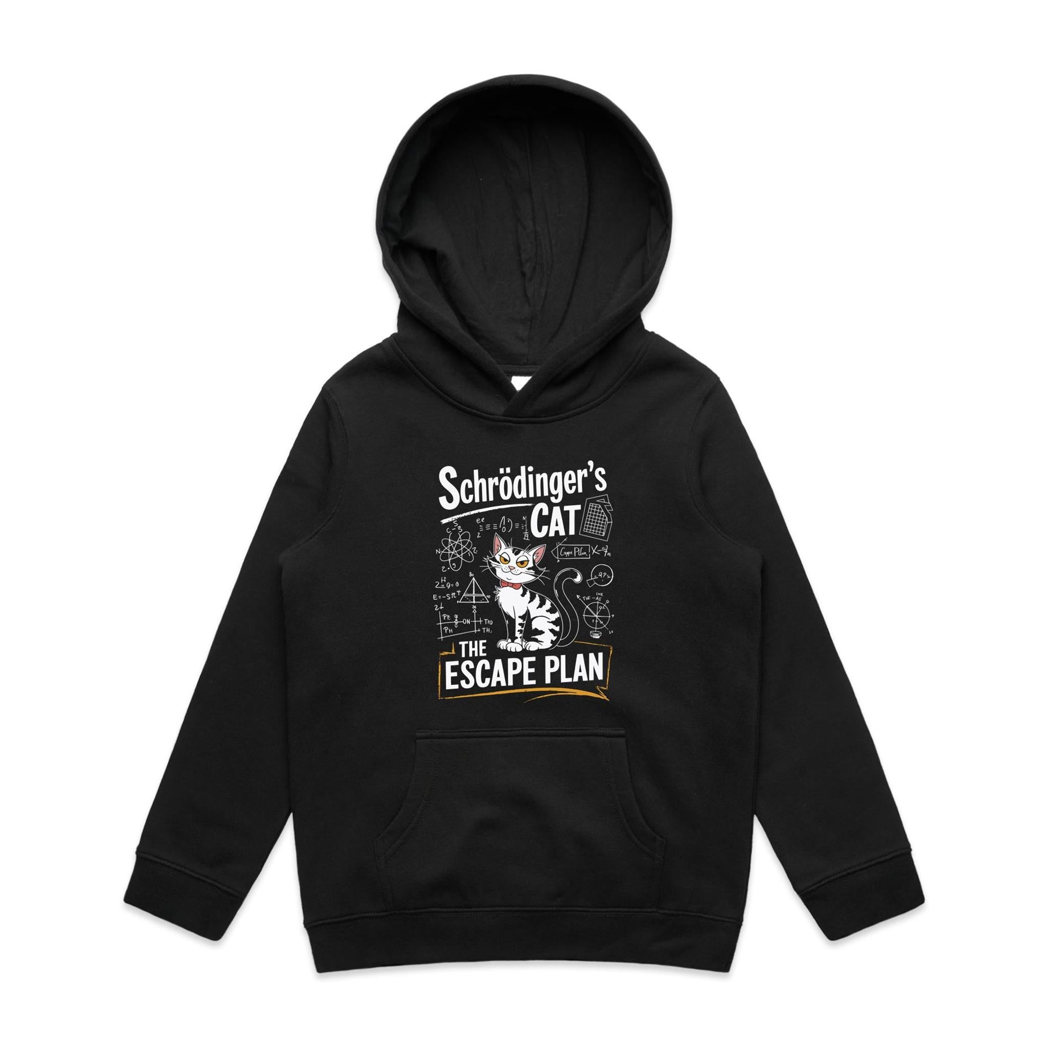 Schrodinger's Cat The Escape Plan Kids AS Colour Hoodie