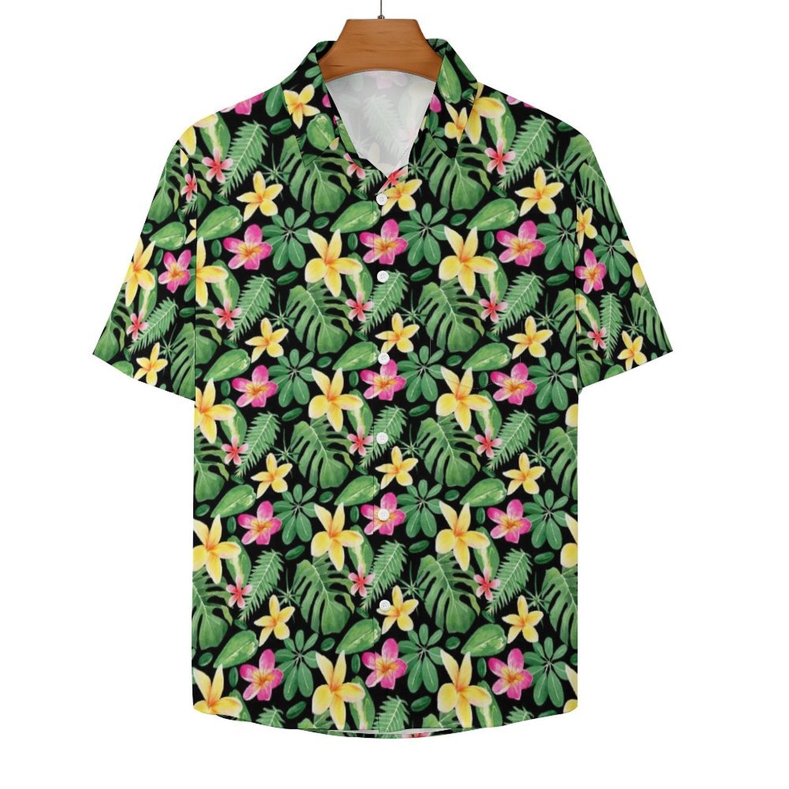 Frangipani - Women's Short-Sleeve Button Up Shirt