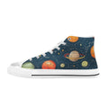 Galaxy - Kids High Top Canvas Shoes