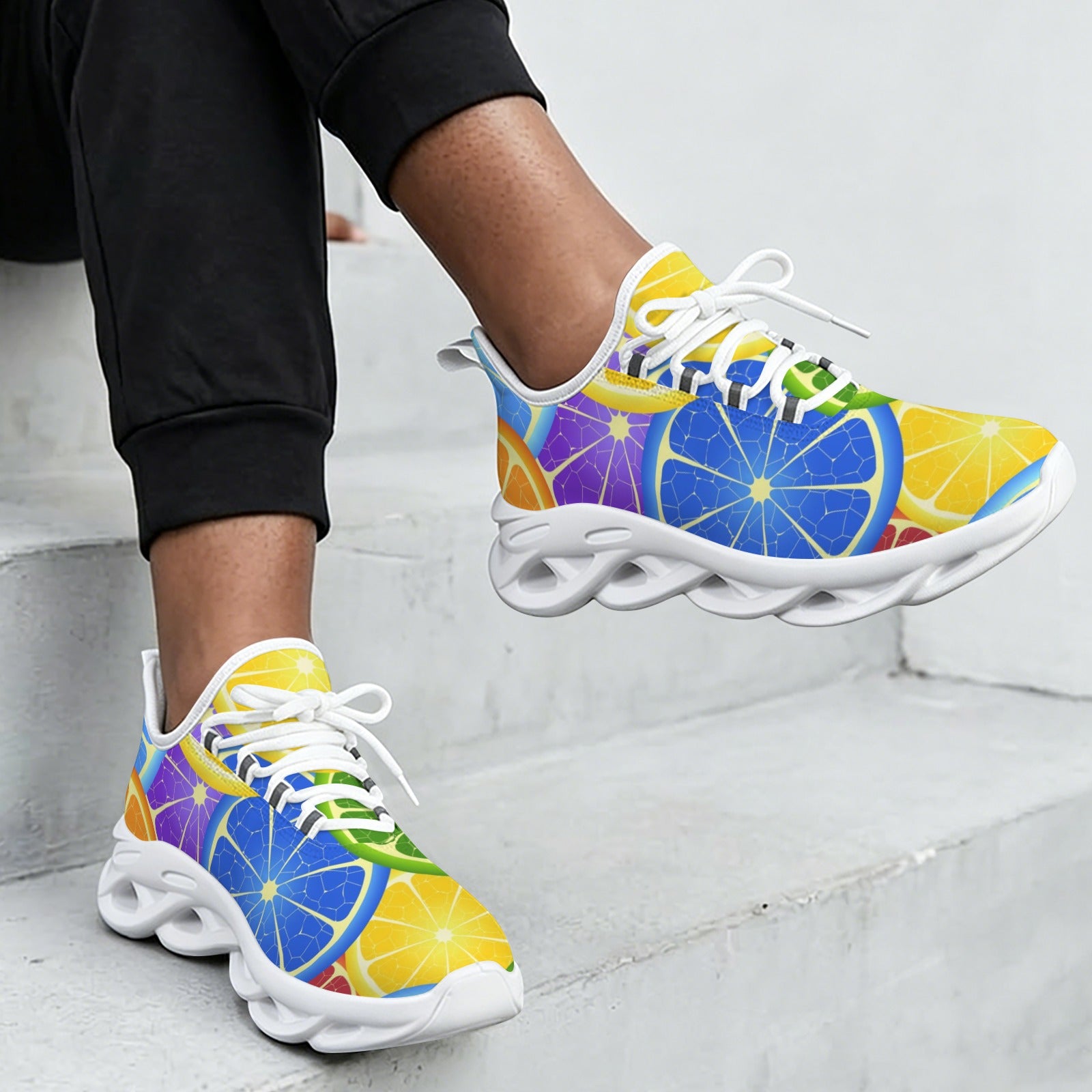 Bright Citrus Women's Twisted Sole Sneakers
