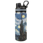 Starry Night - Insulated Water Bottle with Dual-Use Lid (18oz) One Size Insulated Water Bottle with Dual-Use Lid (18oz) Printed Offshore