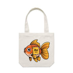 Gold Fish Periodic Table Canvas Tote Bag