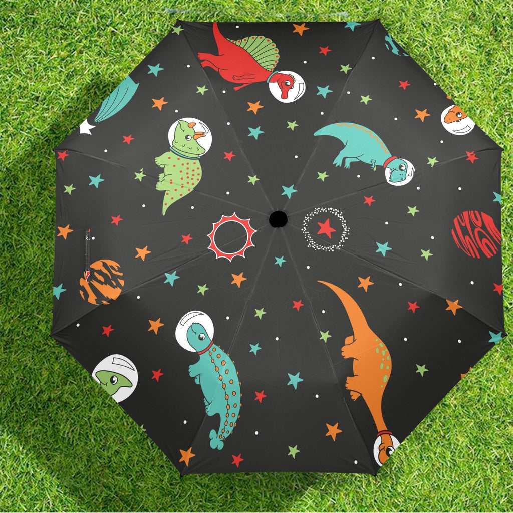 Astronaut Dinosaurs - Semi-Automatic Foldable Umbrella (Model U12) Semi-Automatic Foldable Umbrella (U12)