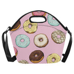 Doughnuts - Neoprene Lunch Bag Neoprene Lunch Bag Printed Offshore