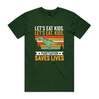Punctuation Saves Lives, Dinosaur Men's AS Colour T-shirt