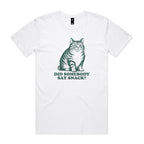 Cat, Did Somebody Say Snack? - Mens T-shirt