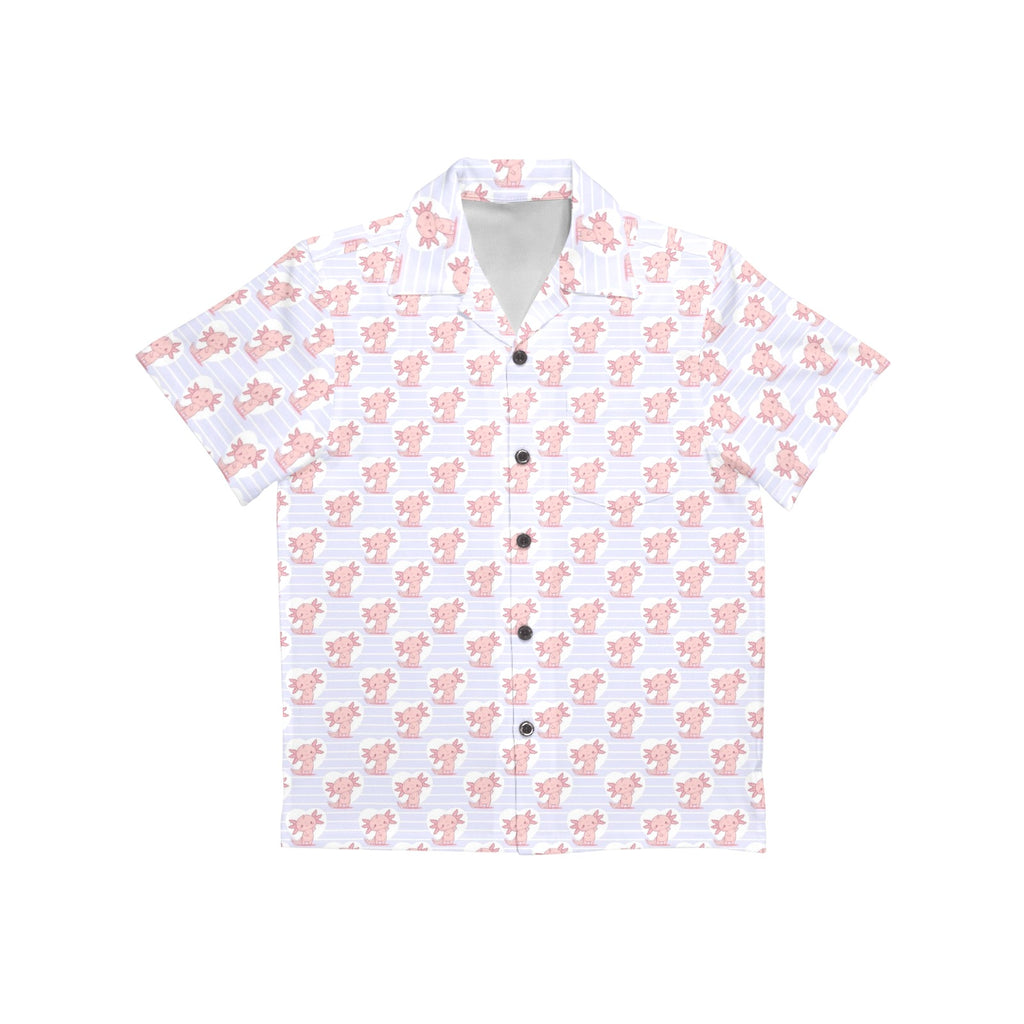 Axolotl Love Junior Kids Hawaiian Shirt