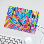 Brushstrokes Leather Mouse Pad Leather Mouse Pad Printed Offshore