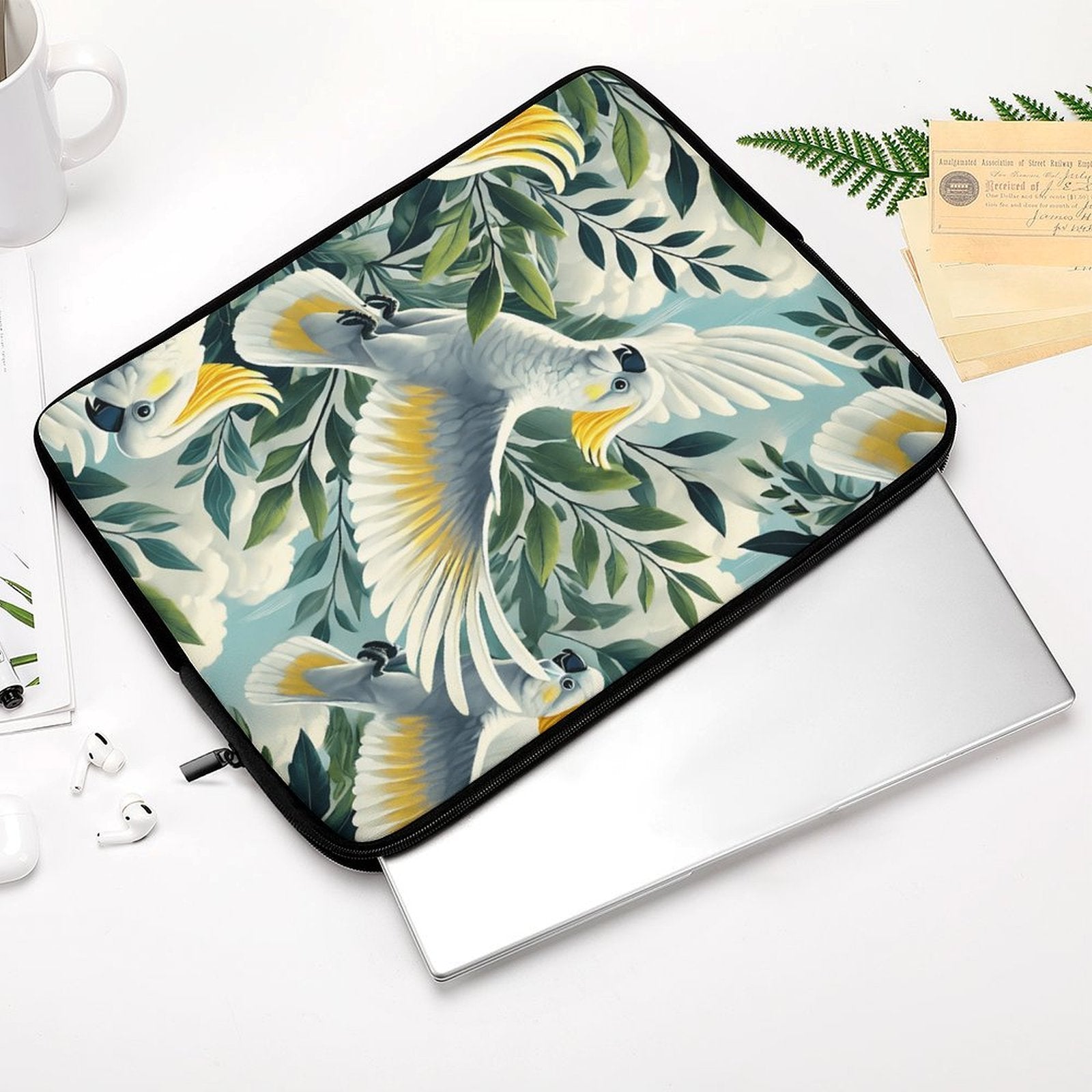 Cockatoo - Laptop Sleeve (Multiple Sizes)