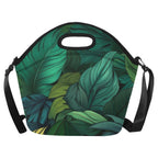 Tropical Leaves - Neoprene Lunch Bag One Size Neoprene Lunch Bag Printed Offshore