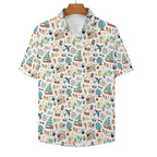 Travel And Explore Women's Short-Sleeve Button Up Shirt Women's Short-Sleeve Button Up Shirt Printed Offshore