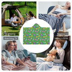 Bright 80's Kids Hooded Blanket 100cm x 130cm