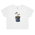Bin Chicken Australian Ibis Women's AS Colour Crop T-shirt