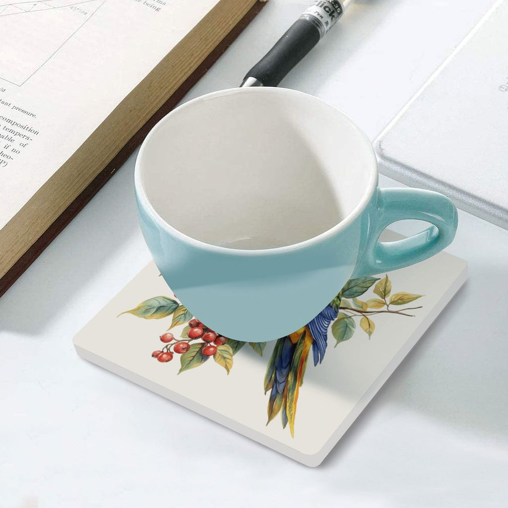 Lorikeet - Ceramic Coasters (Square) Ceramic Coasters animal Printed Offshore