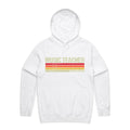 Music Teacher, Limited Edition - Mens Hoodie White Mens Hoodie Music Printed In Australia Teacher