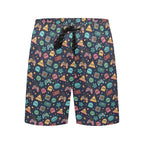 Video Game Men's Mid-Length Beach Shorts Men's Mid-Length Beach Shorts Games Printed Offshore Retro