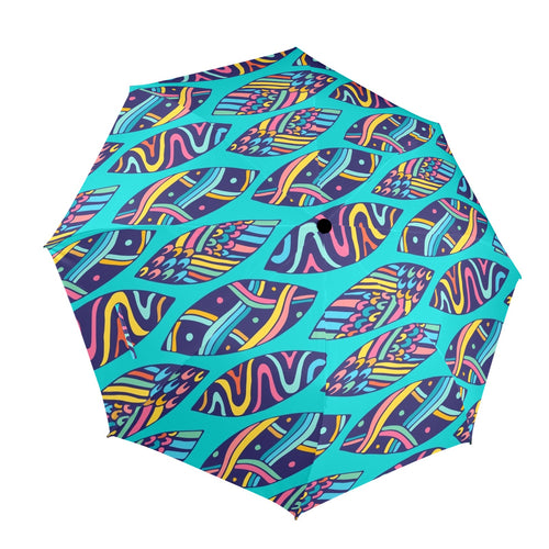Aloha Surfboards - Semi-Automatic Foldable Umbrella (Model U12) One Size Semi-Automatic Foldable Umbrella (U12)