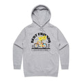 Best Friends - Womens Hoodie Grey Marle Womens Hoodie Printed In Australia