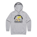 Best Friends - Womens Hoodie Grey Marle Womens Hoodie Printed In Australia
