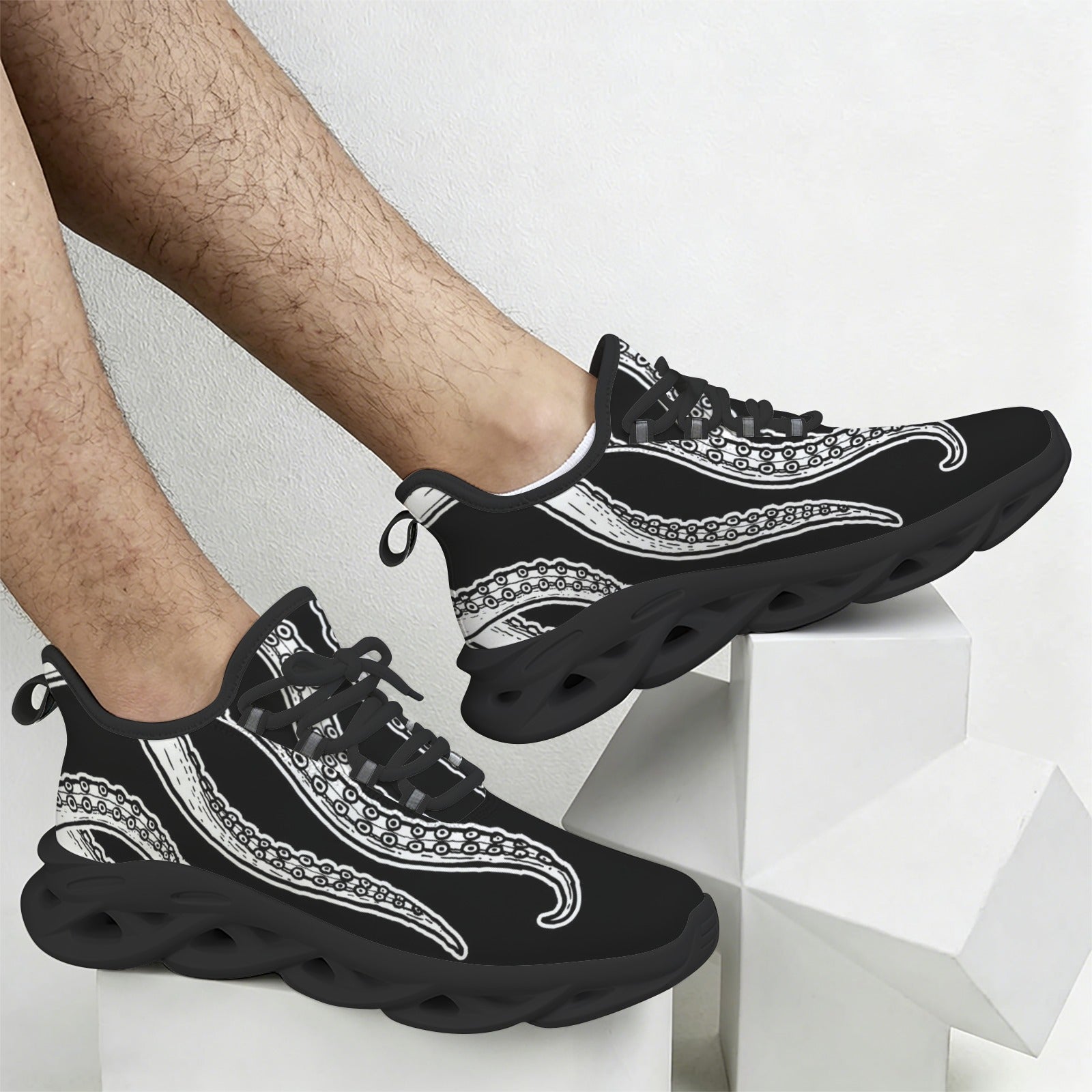 Octopus Tentacles Men's Twisted Sole Sneakers