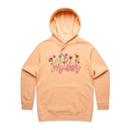 Mum, Flowers And Butterflies - Womens Hoodie