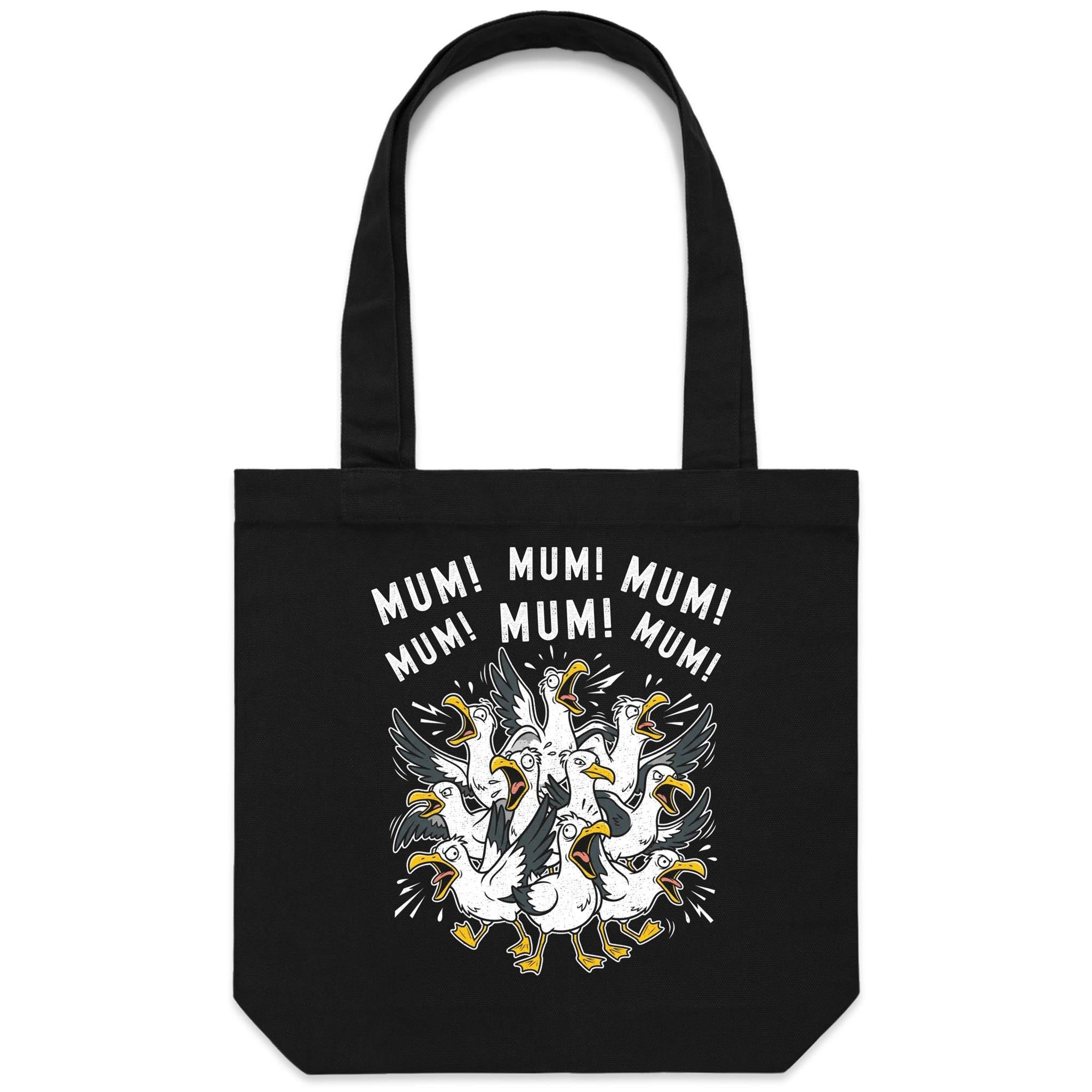Mum Seagull Canvas Tote Bag
