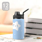 Happy Stars - Kids Water Bottle with Chug Lid (12 oz) Kids Water Bottle with Chug Lid Printed Offshore
