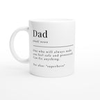 Dad Definition - White 11oz Ceramic Mug Default Title White 11oz Mug Dad Globally Fulfilled