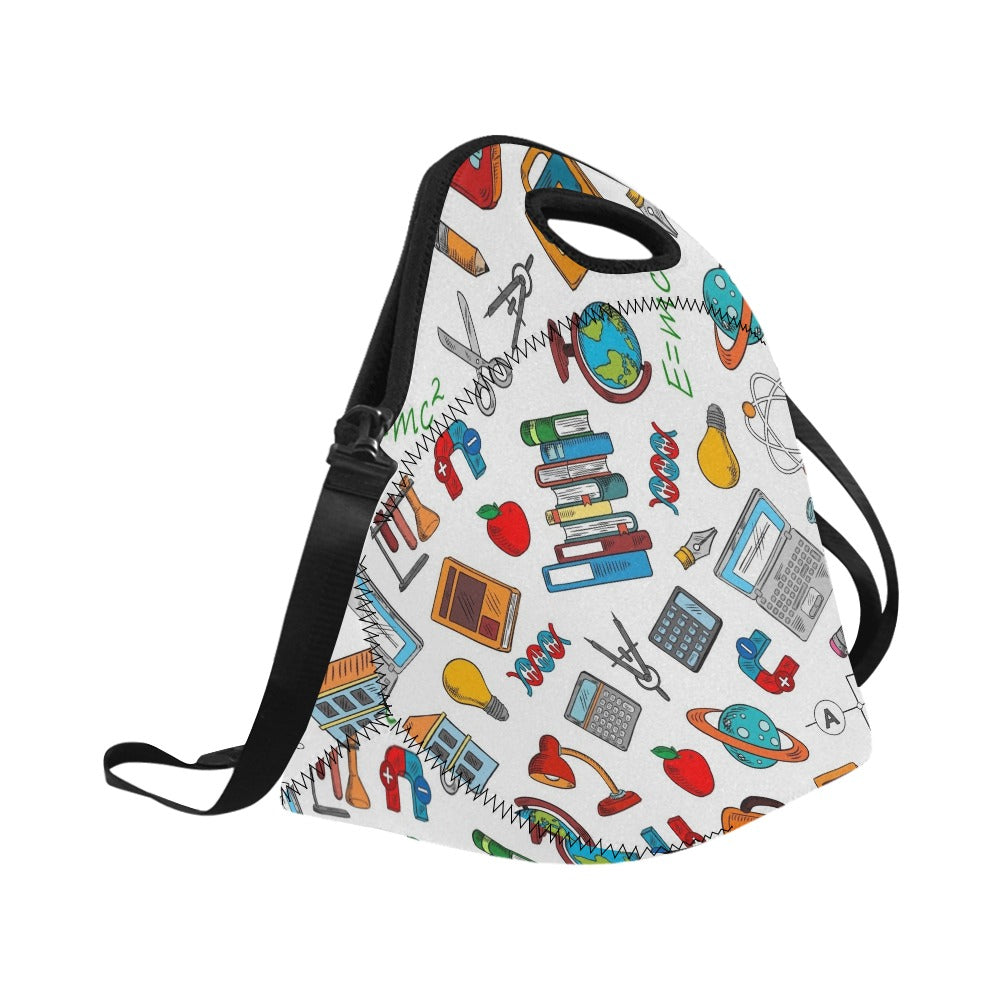 School Time - Neoprene Lunch Bag Neoprene Lunch Bag Printed Offshore